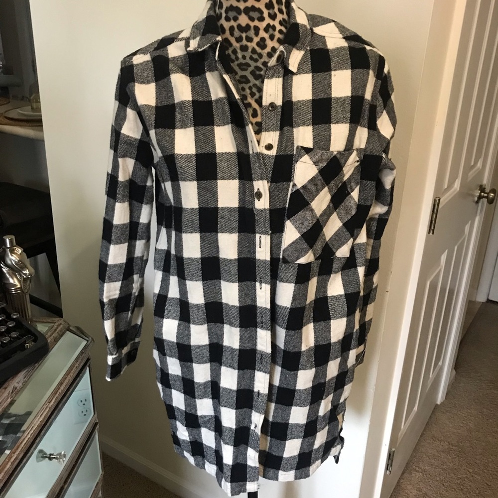 Buffalo Plaid Flannel Dress